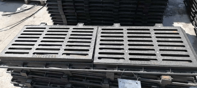 海城球墨铸铁连体双篦展示